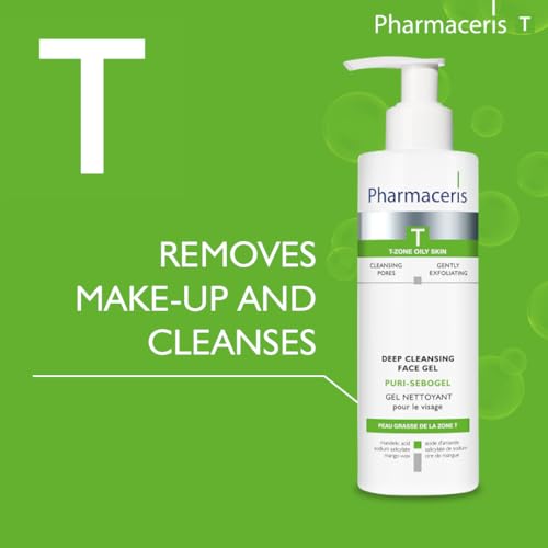 Pharmaceris T Puri-Sebogel, Antibacterial Face Wash Gel, Deep Cleansing Gel for Acne Skin Unclogs Pores - Image 4