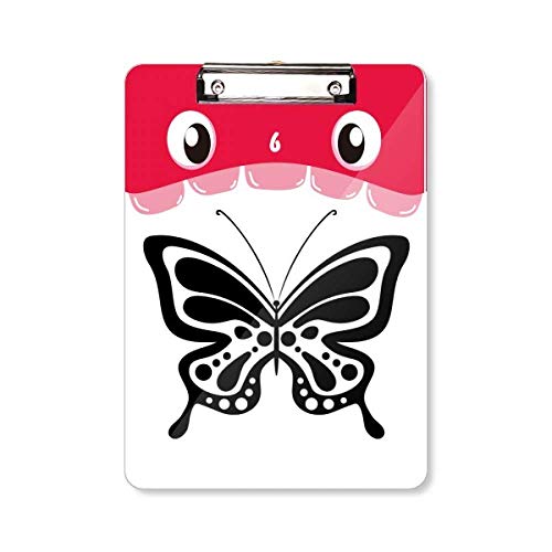 Porte-bloc A4 noir avec pince papillon pour l'organisation de vos documents