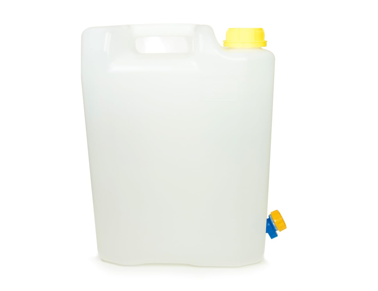 Bidon D'Eau Web Truck 10 Litres – Robinet Métal, Bleu Anti-UV, Résistance -20°C à +70°C, Pour Camion, Camping Et Excursions