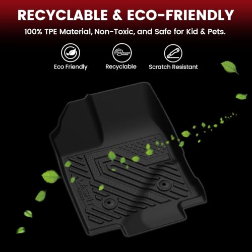 Image of LASFIT Floor Mats for Ford Edge 2011-2014& Lincoln MKX 2011-2015 Full Set