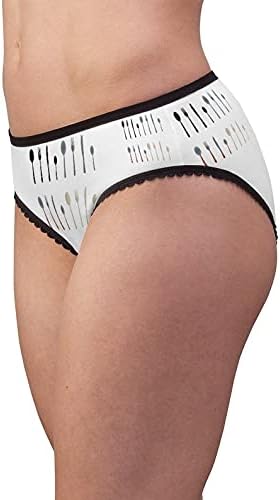 Cutlery Vectors Panties, Cutlery Vectors Underwear, Briefs, Cotton Briefs, Funny Underwear, Panties For Women