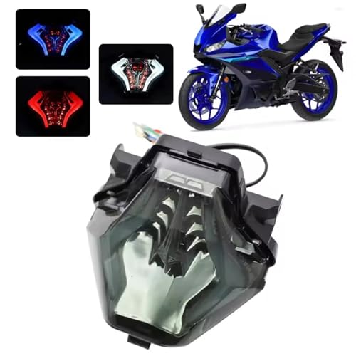 Feux arrière feu arrière clignotant pour moto MT07 FZ07 MT03 YZF R3 - 4