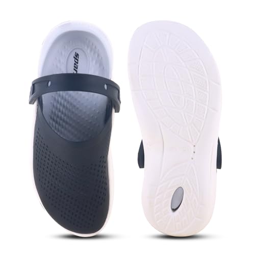 Image of SPARX Outdoor Clogs for Men - Adjustable Comfort Sandals with Cushioned Footbed, Secure Fit, Durable Sole & All-Day Walking Comfort