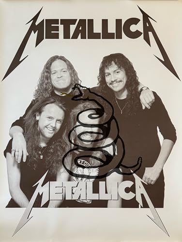 Affiche Metallica 60X80 cm poster decoration rock pour fan
