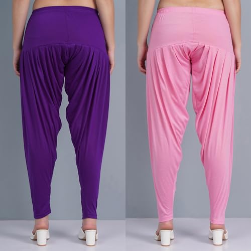 Image of Buy That Trendz Patiala Salwar for Women Relaxed Fit Viscose Patiyala Salwar Harem Bottom Pants