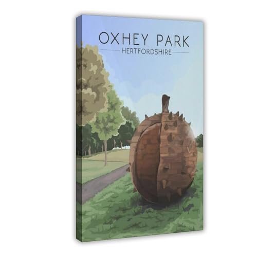 Poster sur toile Oxhey Park pour créer un coin bureau zen chez soi