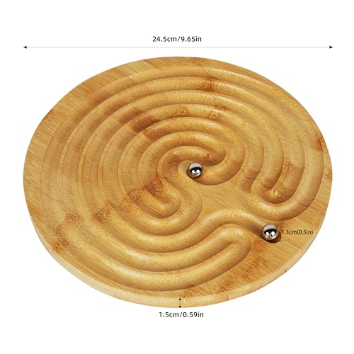 TOWO 2-in-1 Solitaire Labyrinth Board Game miniatura 4