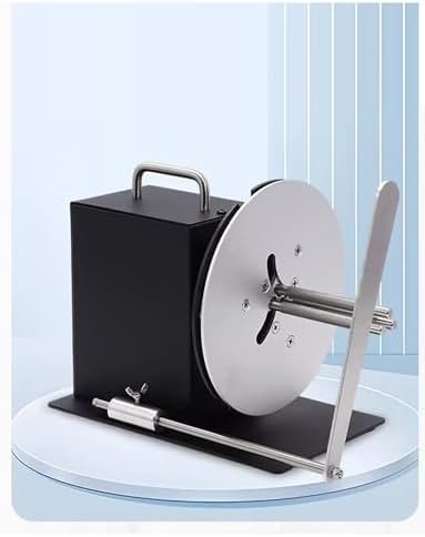 High-Speed Automatic Label Rewinder, Bi-Directional Label Winder with 1-11 Speed Control, Industrial External Holder for Shipping Labels, Adhesive Tags, Wash Tags