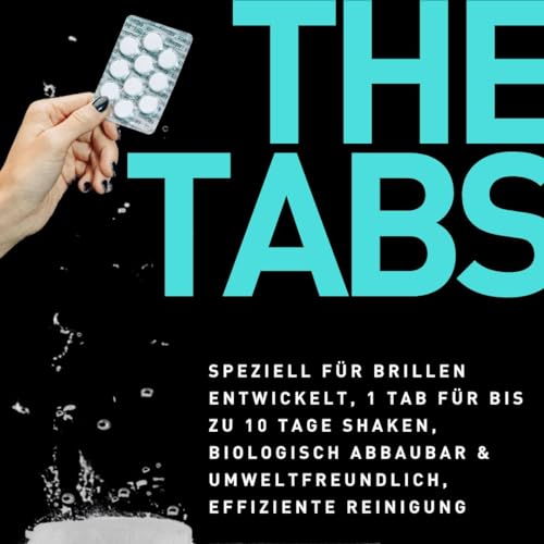 EYESHAKER Original Cleaning Tabs Reinigungstabletten für deine saubere Brille. Brillenreinigung wie beim Optiker. Für deinen EYESHAKER