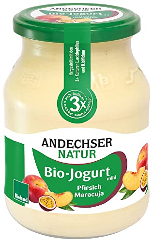 Andechser Natur Bio Jogurt Pfir.-Maracuja 3,8% (6 x 500 gr) Cover