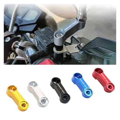 Soporte de extensión azul para Ducati Monster 696 y 797 2