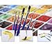 Paint by Numbers for Adults & Kids Easy for Beginner Sunflowers DIY Acrylic Paint Oil Painting on Canvas Drawing Paintwork Paintbrushes Art Crafts Wall Art Decorations 16