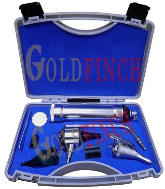 GOLDFINCH ENT Complete Diagnostic Set - High-Quality Otoscope, Ophthalmoscope, and Speculum Set for Ear, Nose, and Throat Examination (B0D2RKRP66) Amazon Price History, Amazon Price Tracker