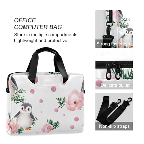 Funda para portátil ALAZA con diseño acuarela pingüino 13-15.6 pulg. miniatura 5