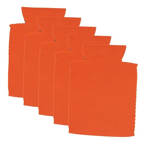 Refroidisseur de boisson manchon de canette de bière isolé orange