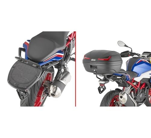 Top case Givi E300N2B 30 lt con soporte de maleta para BMW G 310 R 2