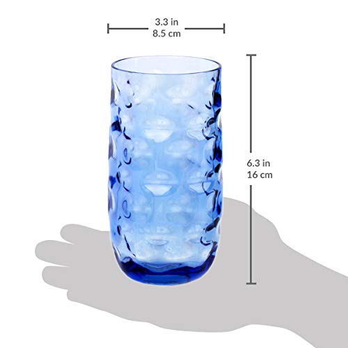 Cupture Impression Plastic Glasses, 4 Count (Pack Of 1), Pink.green.blue.yellow #TOP5