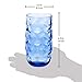 Cupture Impression Plastic Glasses, 4 Count (Pack of 1), Pink.Green.Blue.Yellow