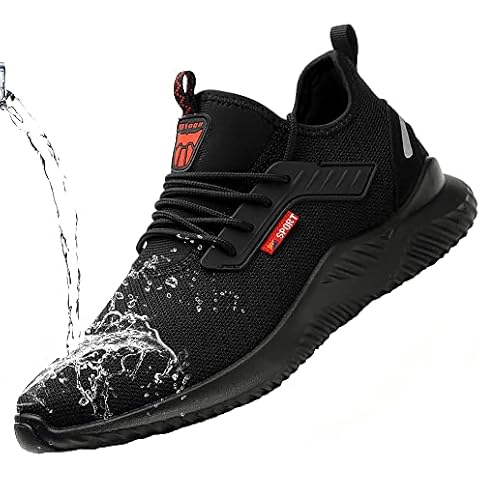 Waterproof Steel Toe sneakers Men Lightweight Composite Indestructible Shoes Safety Alloy Slip Resistant Tennis Roofing Construction Work Shoes zapatos de trabajo para hombres seguridad acero Cover
