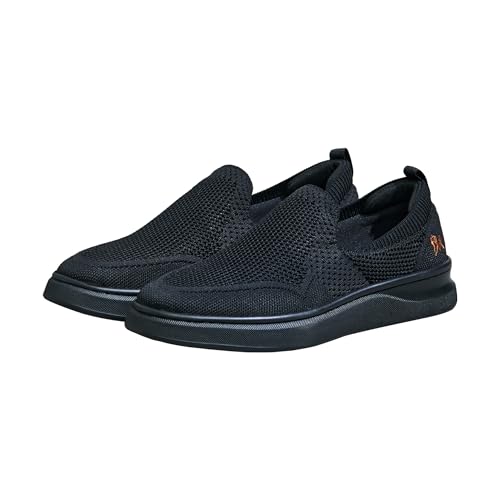 Image of Neeman's Elevate Unisex Slip-On Shoes | Lightweight Breathable Knit Sneakers with Cushioned TPR Sole | Comfortable Everyday Walking, College, Office & Travel Footwear
