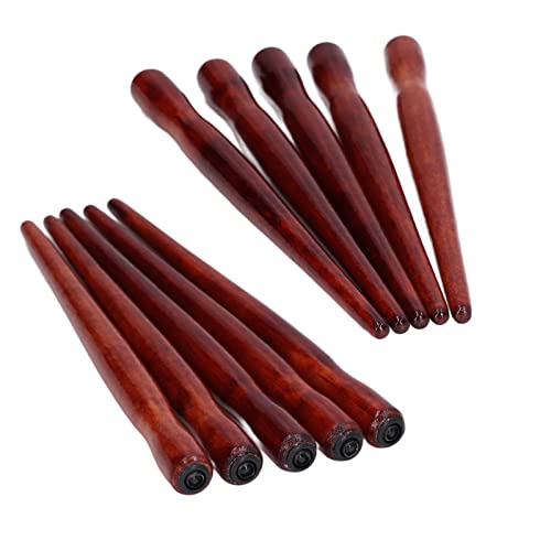 Porte-plume en bois anti-fatigue TOPINCN, lot de 10 supports calligraphie contre les glissements