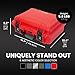 NANUK 920 Pro Photo Kit – Waterproof Travel Camera Hard Case with Padded Dividers & Lid Organizer, 16.7” x 13.4” x 6.8”, Dustproof & Impact-Resistant, Airline Carry-On Approved – Red
