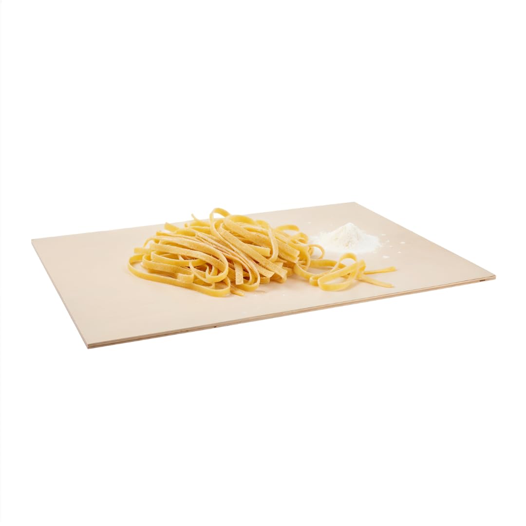Poplar Pastry Board, Fresh Dough Drying Rack, Pizza and Desserts, 100 x 50 cm, with Non-Slip Step, Knead and Roll Out