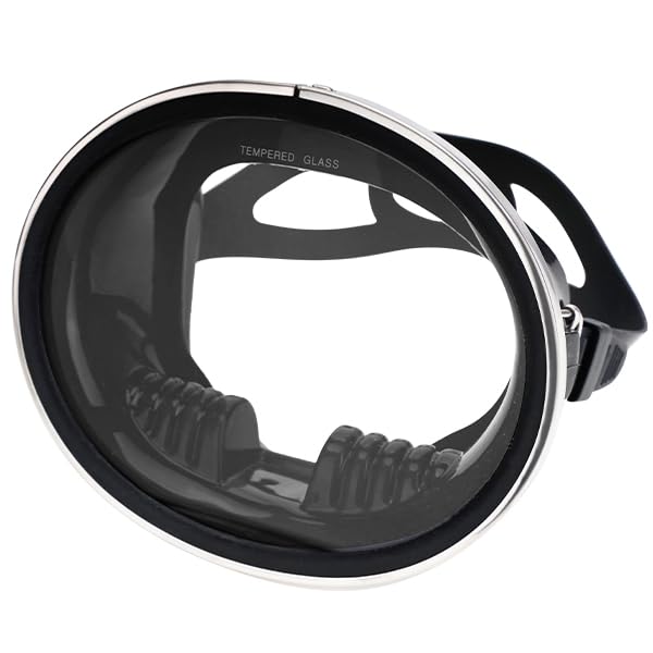 Scuba Mask with Drain Valve Wide View Suitable for Adults Scuba Diving, Free Diving, and Snorkeling Goggles Mask