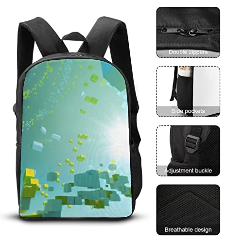 Sac à dos scolaire enfants Cube 17 pouces pour collège