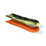 Pelican Sled Mega Snow Glider - Combo - Combo 2 sleds - 4 Season Sled - Any Outdoors Activities - Carry Up to 92 lb -Venom & Orange