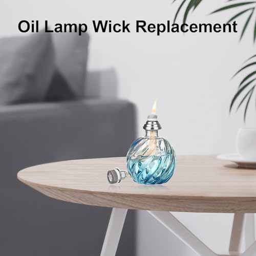 2 Stück Duftlampe Docht für Lampe Berger, Lampen Ersatzbrenner Zubehör, Duft Öllampe Docht Ersatz Luft Kontrolle Katalytischer Brenner Lampe Docht, für Raumluft Verbessern Aromatherapie(Silber)