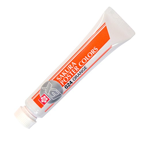 サクラクレパス 絵の具 ポスターカラー EX オレンジ PEW-P#024