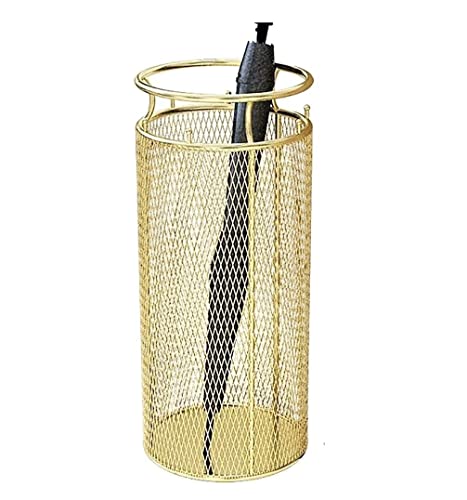 Porte-parapluie en maille dorée au design chic et élégant pour grand hôtel - 2