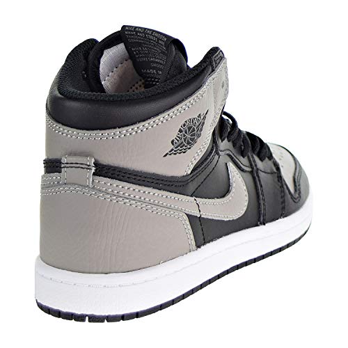 Nike Jordan 1 Retro High OG Little Kids' Shoes Black/Medium Grey/White aq2664-013 (11 M US)3