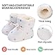 Tolaler Unisex-Baby Neugeborenes Fleece Booties, Verdicktes Futter Warme Baby Winterschuhe Verstellbare rutschfeste mit Weicher Sohle Baby Booties/Alltagskleidung (0-18 Monate)