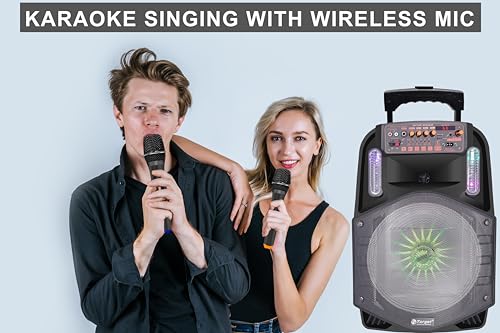 Image of TARGET TT-PSG-1202 Wireless Bluetooth 12 inch Portable Trolley Speaker 200 WATTS RMS, with The Added TWS (True Wireless Stereo) functionality