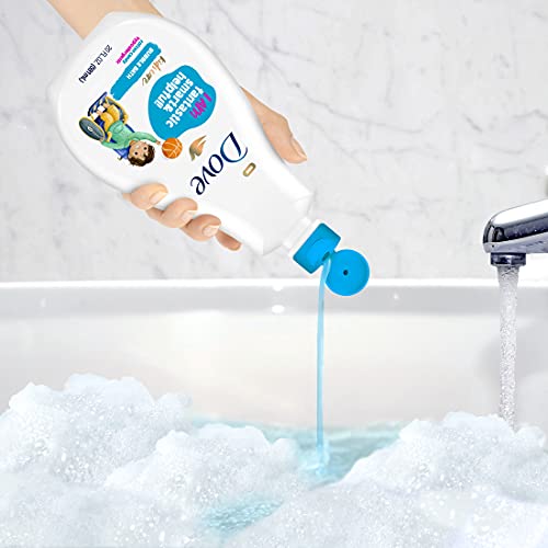 Image of Dove Kids Care Bubble Bath for Kids Cotton Candy Hypoallergenic Formula 20 oz 4 Count