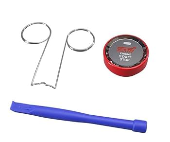 STI エンジンスタートストップボタン Amazon.co.jp: エンジン スタートボタン交換カバー,stopスイッチ