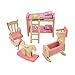 ZDYWY Wooden Doll House Furniture Set Toy for Baby Kids Children - Kids Bedroom