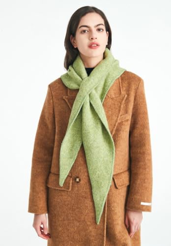 Women's Cashmere Scarf Warm Triangle Shawl Knitted Wrap Poncho Cape Neck Scarf for Fall Winter Fashion Stole Gifts2