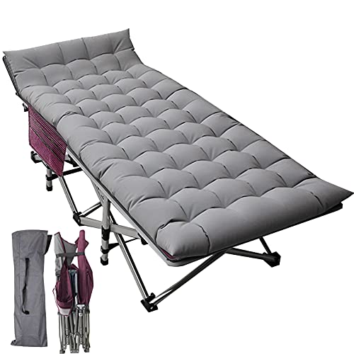 H&ZT Folding Cots, Cots for Adults,Guest Bed Cot Fold Out Bed, Folding Cot for Sleeping, Heavy Duty Portable Home Office Camp Travel Vacation Camping Foldable Cot
