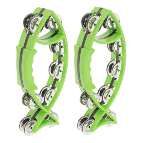 JOINPAYA 2 Peças Sino De Mão Brinquedo Instrumentos Musicais Jingle Bells Instrumento De Dança Sinos