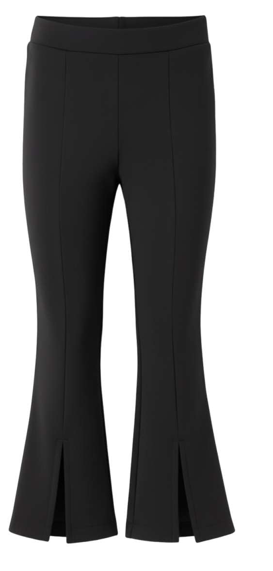 Women High Waist Flared Pants with Front Slit | Stretchable Valentino Polyester Bootcut Trousers | Slim Fit Office Wear Formal Pants for Women Trouser_07-picture-37