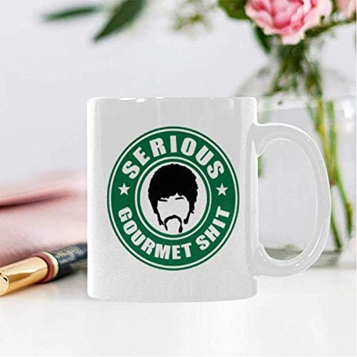 Funny 11 Oz White Ceramics Coffee Mugs or Tea Cups - Serious Gourmet Shit Coffee Cup Or Office Tea Cups - Image 3