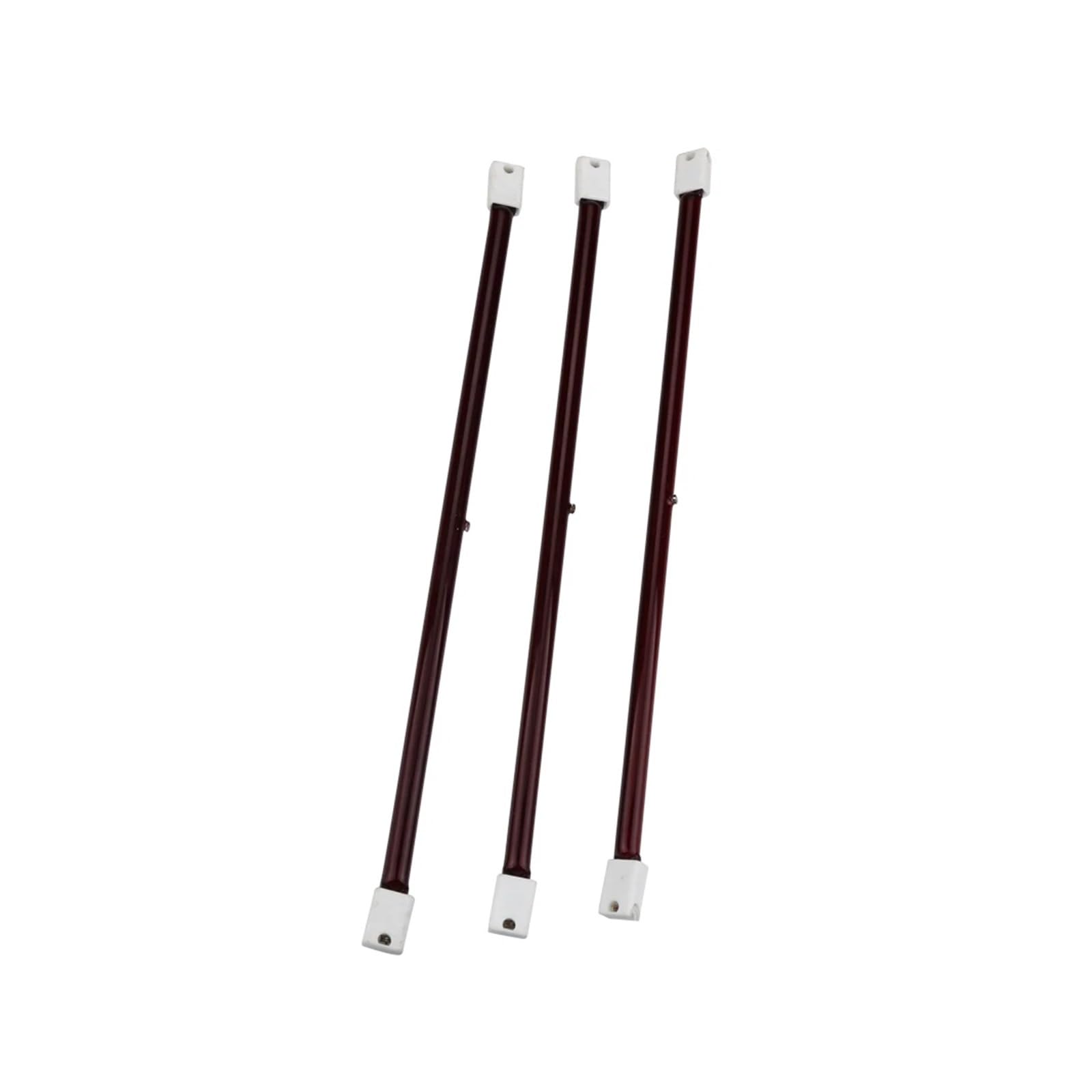 Tubo de Calor halógeno de vacío de Color rubí de 350 mm, 500 W, 220 V, con lámpara infrarroja de Alambre de tungsteno y Elemento de Cuarzo infrarrojo, 4 Unidades Perfection