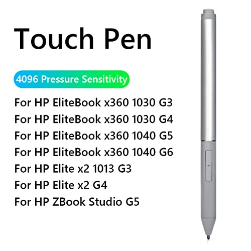 Stylo numérique HP EliteBook X360 anti-latence rechargeable avec 3 boutons intégrés - 2