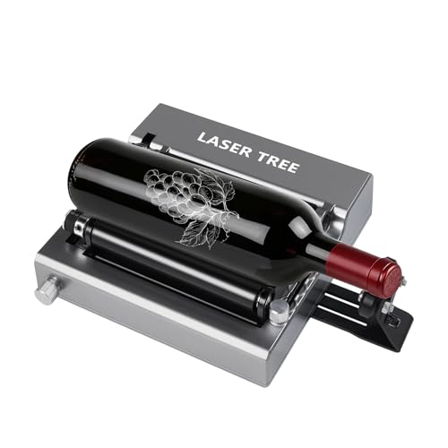 LASER TREE Rotary Roller for Laser Engraver Y-axis Laser Engraver Attachment 360 Rotation a Good Partner for Laser Engraving Machine