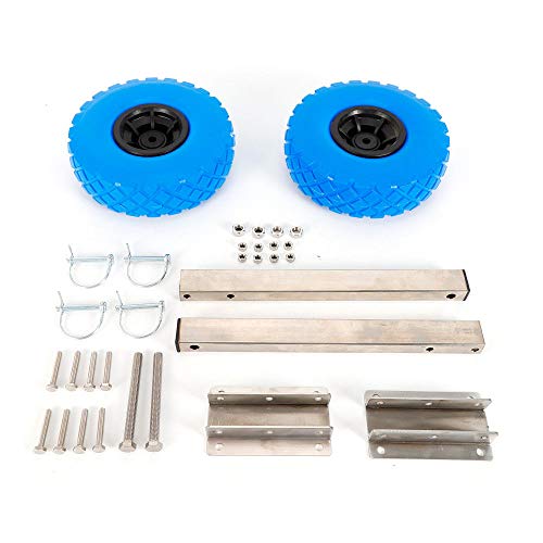 Nicechoose Boat Launching Wheels, Stainless Steel Transom Launching Wheel Dolly 10'' X 3 '' Tires For Inflatable Dinghy Boat (Us Shipping) #TOP2