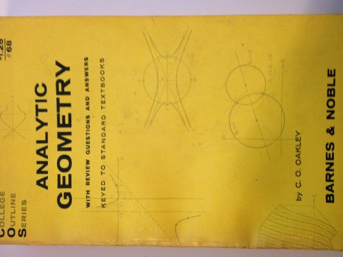 Analytic Geometry Review Questions and Answers ... B00I3PTJD8 Book Cover