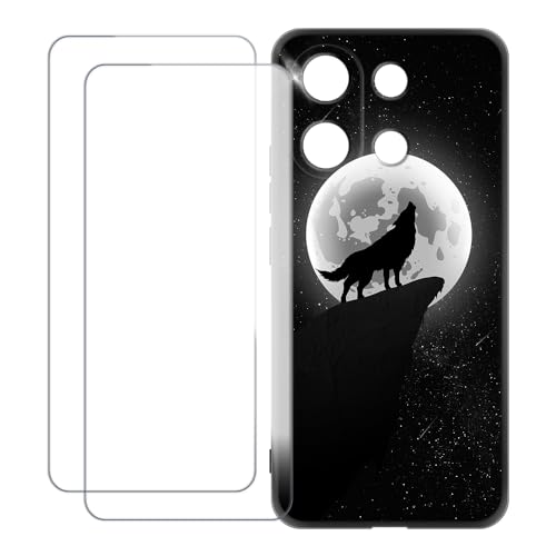 UOGNADGD Xiaomi Redmi Note 13 4G �Ƃ̌݊������� �J�X�^���J���t���P�[�X�{�����K���X�ی�t�B����2���t�� ? �Ռ��z�������h�~ (�T 4)